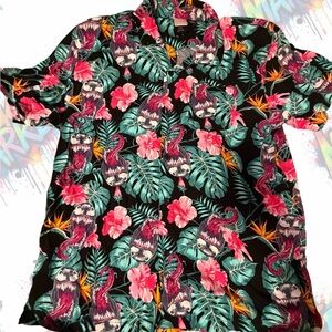 Tropical Floral Men's Marvel shirt